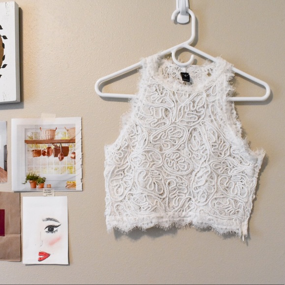 Windsor Tops - Windsor Lace Crop Top